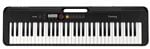 Casio CTS200 Portable Keyboard in Black with USB Front View